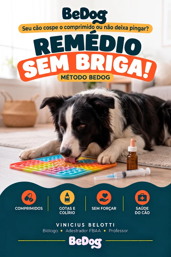 Capa do curso Remédio sem Briga — Método BeDog